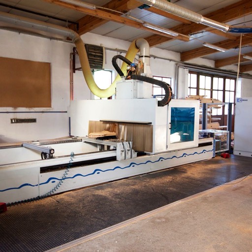 Produktionsanlage für Holztreppen