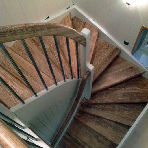 Treppen mit Setzstufen