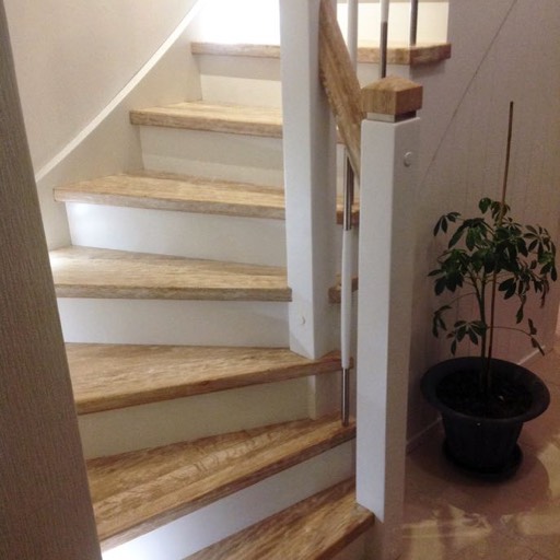 Treppen mit Setzstufen